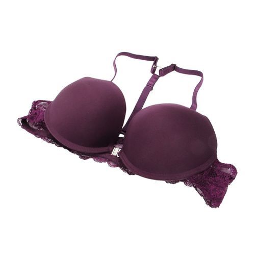 Generic Front Closure Y-line Bra Sets Blue B Cup 38B/85B @ Best