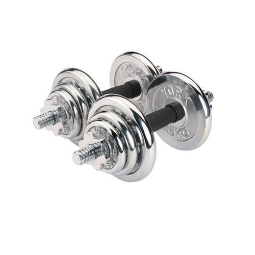 15kg chrome dumbbell best sale set
