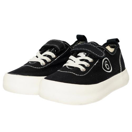 product_image_name-Fashion-Kids' Platform Canvas Sneakers with Hook-and-Loop Strap-1