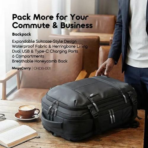 product_image_name-Oraimo-MegaCarry OHDB-001 Expandable Waterproof Business Backpack-2