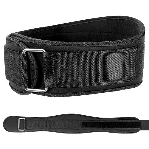 Generic (Black)Gym Waist Weightlifting Belt Adjustable Waist Back