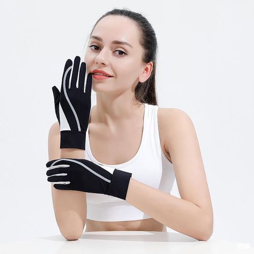 Generic Summer Ice Silk Sun Protection Gloves Women's Thin Driving Touch  Screen Breathable Fishing Gloves Men's Cool Quick-Drying DF @ Best Price  Online
