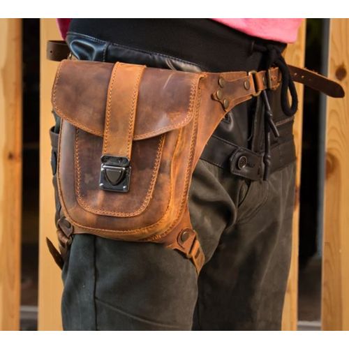 Norbinus Steampunk Waist Leg Bags Women Men Victorian Style Holster Ba -  Elite Biker's Accessories