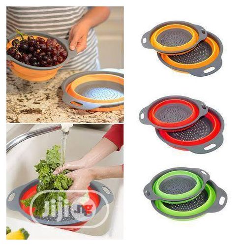 product_image_name-Generic-Collapsible Silicone Wash Drainer/Colander-4