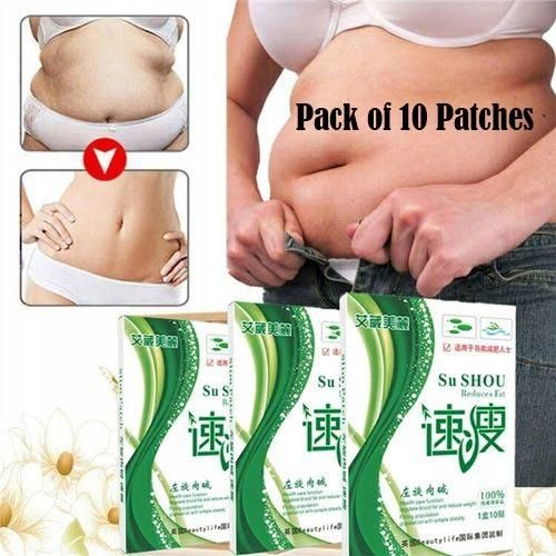 10Pcs slim Patch Stomach Fat Burning Navel Stick Slimming Lose