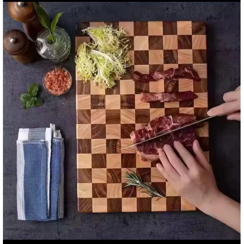 product_image_name-Generic-Rectangular Acacia wood Cutting Board  Size: 35cm*24.5cm*2.5cm -1