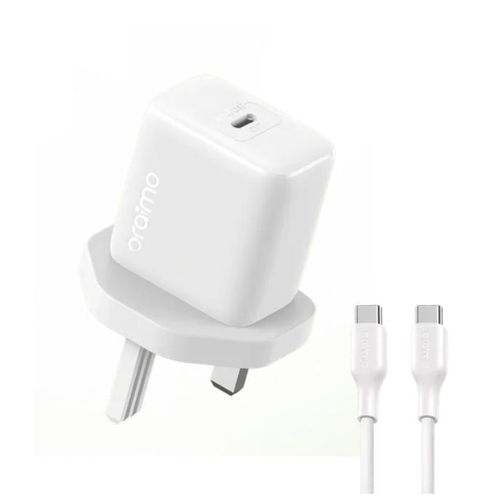 product_image_name-Oraimo-PowerCube 202 UK Type 20W Compatible Charger Kit,  9 Layer Safety Protection & PD3.0 and QC 3.0 Compatible-1