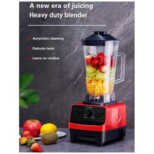 Professional Blender, Blenders for Kitchen Max 4500W High Power Home and Commercial  Blender with Timer, Heavy Duty Ice Blender 68 OZ Smoothie Maker for  Crushing Ice, Frozen Fruit, ect(red) 