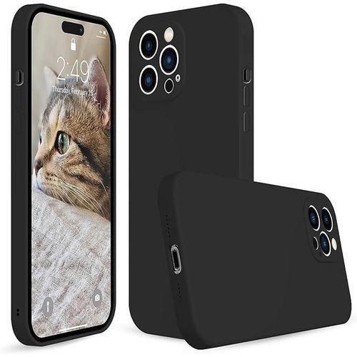 product_image_name-Generic-Apple IPhone 15 Pro Max Liqiud Silicone Cover/case-black-1