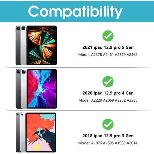 product_image_name-Generic-Smartcase For IPad Pro 12.9 Keyboard Case Ipad Pro 5th Gen 2021/ipad Pro 4th Gen 2020 (support Apple Pencil)-2