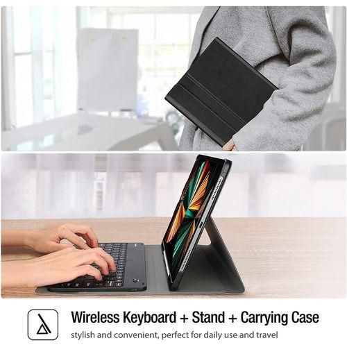 product_image_name-Generic-Smartcase For IPad Pro 12.9 Keyboard Case Ipad Pro 5th Gen 2021/ipad Pro 4th Gen 2020 (support Apple Pencil)-3