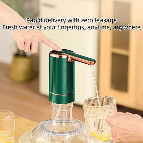 Homarom Water Pump Dispenser Electric Folding Barrel Charging Mineral Water Dispenser Pure Water Automatic Pressure Dispenser