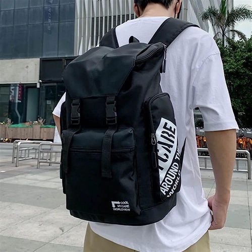 Classy black backpack shop