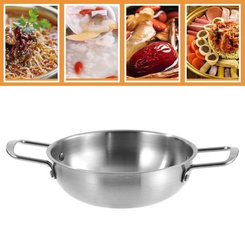Stainless Steel Korean Ramen Pot With Lid - Perfect For Cooking