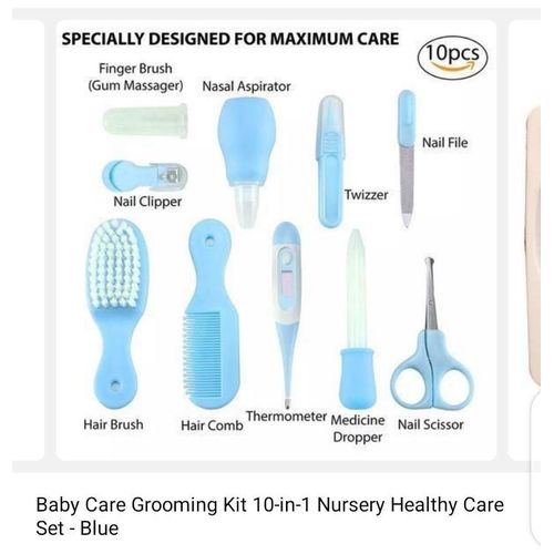 product_image_name-Generic-Blue Baby Care Grooming Kit 10-in-1-3