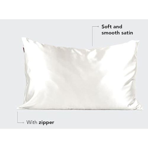 product_image_name-Generic-1PC Ivory Satin Pillowcase 20x27 Inches-2