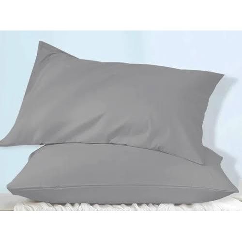 product_image_name-Generic-Limited offer! Grey bed pillow, fiber filled with zipper 2pcs-2