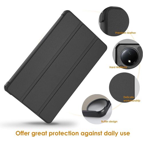 product_image_name-Generic-Xiaomi Pad SE 8.7 Inch Tablet Case, Smart Magnetic Stand Flip Cover for Screen and Back Protection-3