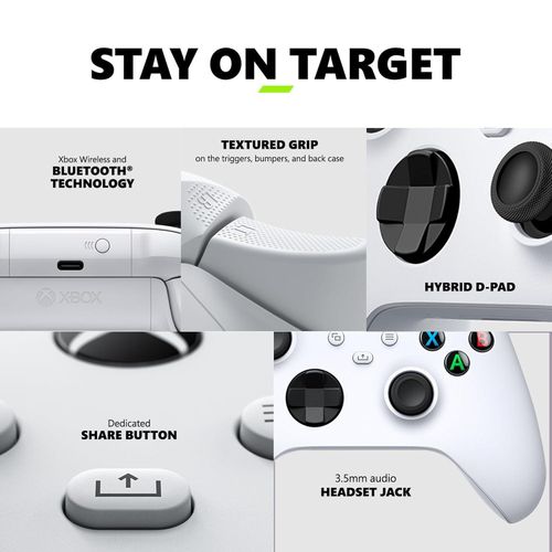 product_image_name-XBOX-Wireless Gaming Controller (2025) – Robot White – Play on Console, Windows, Android, iOS, FireTV Sticks, Smart TVs, VR Headsets-3