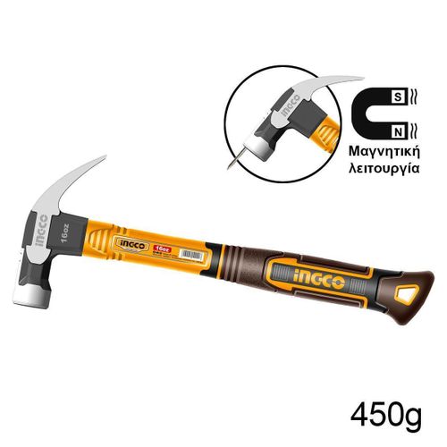 product_image_name-Ingco-HCH81016 Claw hammer 16oz/450g-1