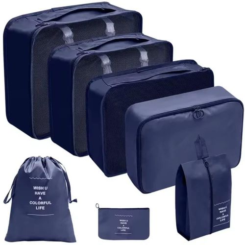 product_image_name-Generic-7 pcs Luggage Travel Suitcase Organizer-2