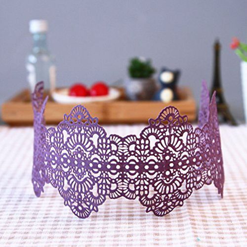 Buy Cake Lace Decoration Stencil Set of 10 Retro DIY Hollow Lace Embosser Mat  Cake Sugar Art Craft Decorating Grid Sugar Lace Mat Silicone Mold Fondant  Cake Baking Mat, for Mousse, Cake,