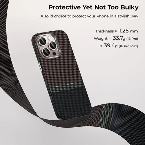 product_image_name-Generic-For iphone 15 Pro Max case cover carbon fibre texture free air compatible with Magsafe wireless charging-2