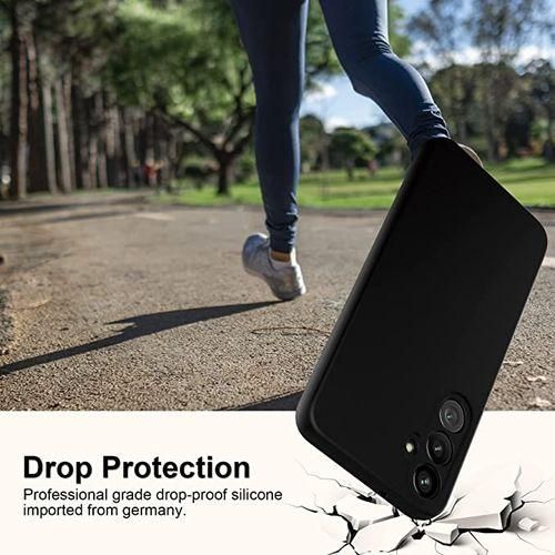 product_image_name-Generic-Phone Case For Silicone Case For Galaxy A34,Slim Liquid BLACK-2