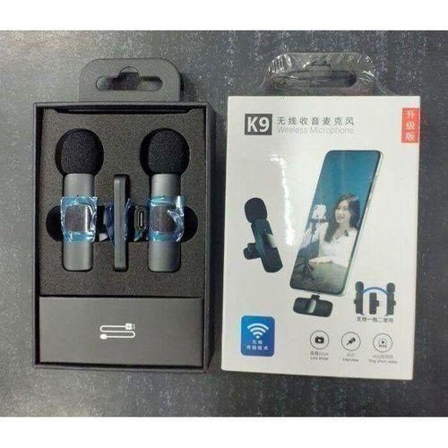 product_image_name-Generic-K9 Dual Wireless Microphone – High-Quality Audio For Vlogs, Interviews & Live Recording-3