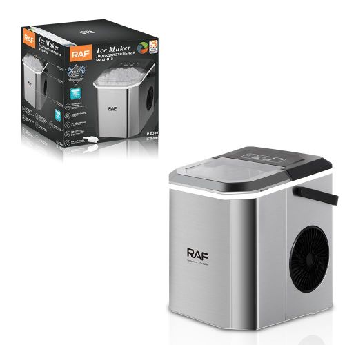 product_image_name-RAF-Stainless Steel 24 Hours Countertop Crushed Ice Chewable Ice Cube Maker Machine Automatic Ice Maker-1
