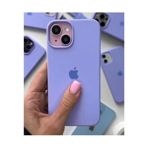 product_image_name-Generic-Apple iPhone 15 Plus Original Silicone Case/Cover, Liquid Silicone Phone Case Soft Anti-Scratch-5