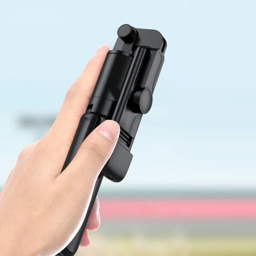 product_image_name-GUEETON-Remote Bluetooth Selfie Stick +Tripod Stand + Fill Light Multiple Function-8