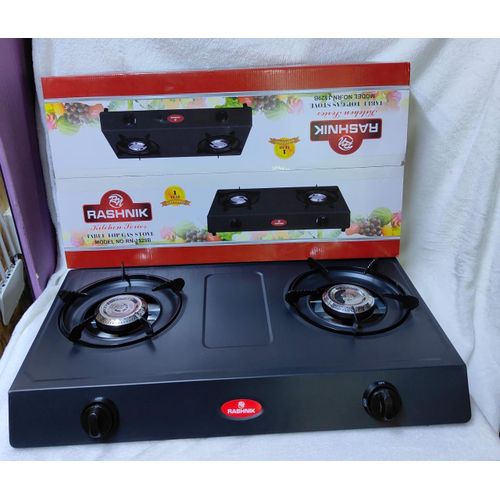 product_image_name-Rashnik- 2-Burner Gas Cooker – Compact & Durable-1