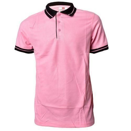 product_image_name-Fashion-Pink with black collar Polo-1