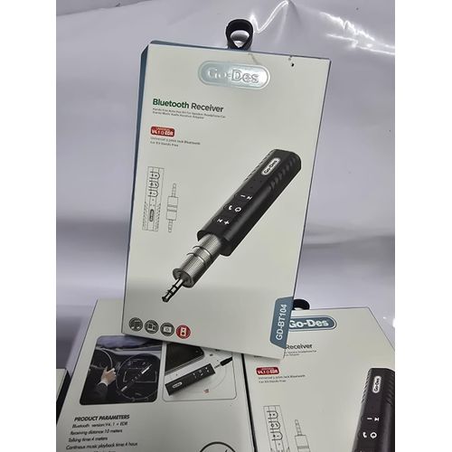 product_image_name-Generic-Go-Des GD-BT104 Wireless AUX Adapter – Bluetooth Music Receiver-1