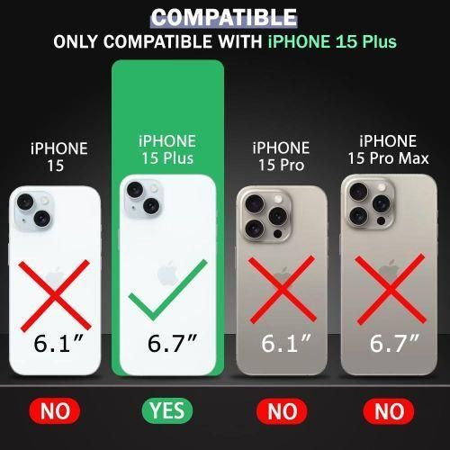 product_image_name-Generic-iPhone 15 Plus Phone Case, Shockproof Ultra-Hybrid Back Protective Cover Case Compatible with MagSafe-2