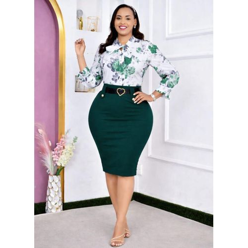 Generic Women Bodycon Midi Dress  Mid-Length Pencil Dress, Elegant Office  Wear, Slim Fit Party Dress @ Best Price Online | Jumia Kenya