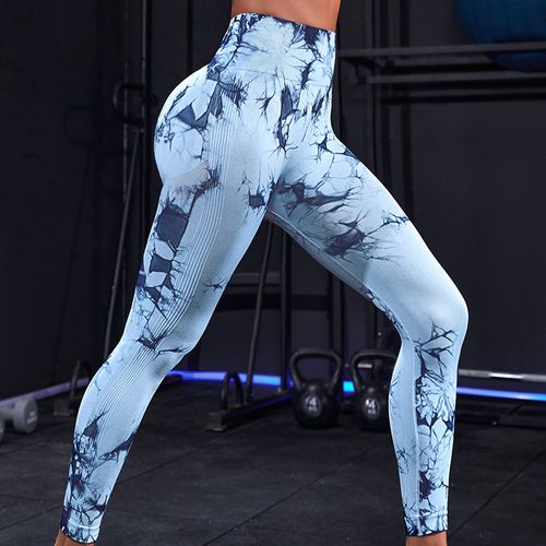 Generic Yoga Pants Leggins Women Gym Sportswear Leggings For Fitness Tie Dye  Training @ Best Price Online