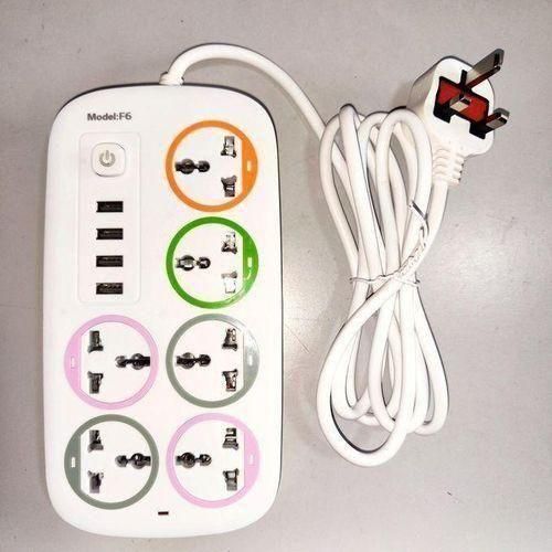 product_image_name-Generic-Extension Cables 6 Way With 3 USB Ports Multiplug Power Extension Socket Power Cables.-1