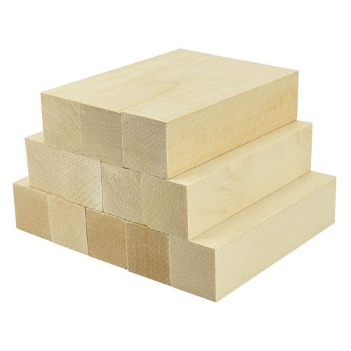 Generic 5 Pcs Carving Wood Blocks Whittling Wood Blocks Basswood Carving  Blocks Unfinished Soft Wood Set for Carving Beginners