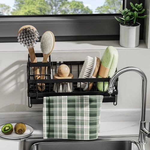 product_image_name-Un Branded-Sink Caddy with Water Draining Tray-2