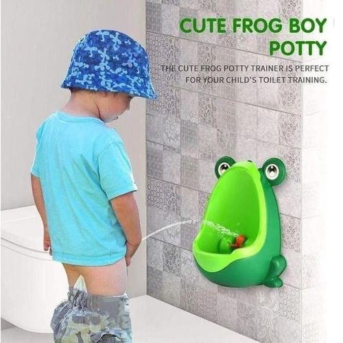 product_image_name-Generic-Frog Potty Training Urinal for Boys - Height-Adjustable Toddler Urinal with Rotating Target-1