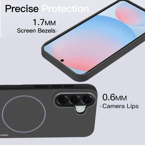 product_image_name-Generic-Black Skin Touch Slim Magnetic Case for Samsung A36-4