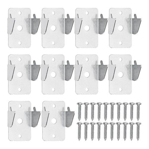 915 Generation 10Pcs Metal Curtain Rods Brackets - Sturdy Curtain Rod  Holders with Screws Double Curtain Rod Support Hooks @ Best Price Online