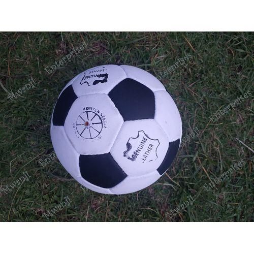 product_image_name-Genuine Leather-Official Size 5 Soccer Ball + FREE Inflation Needle-3