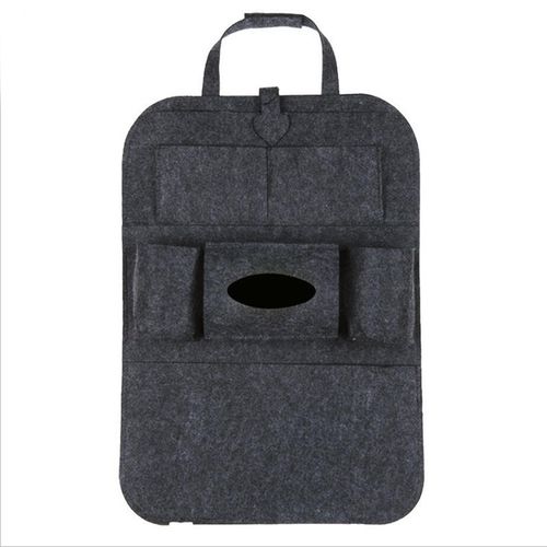 Generic GM Rear Seat Storage Bag Organizer Trunk Elastic Felt Organizer 6  Pocket Organizer Trailer Accessories Dark Grey @ Best Price Online
