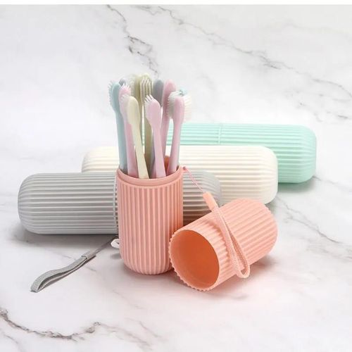 product_image_name-Generic-Toothbrush Toothpaste Holder Travel Portable Toothbrush Storage Box Household Storage Cup Outdoor Holder Bathroom Accessories-2