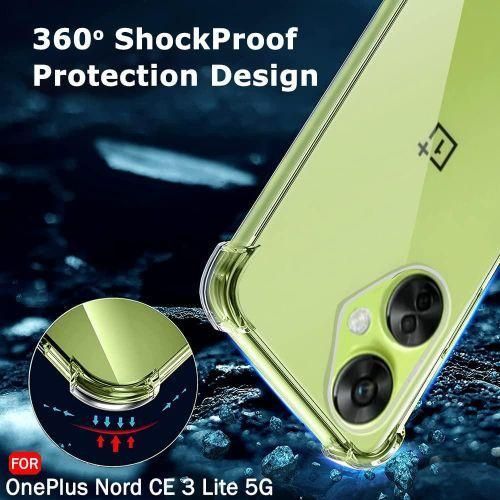 product_image_name-Generic-Non-Yellowing Transparent Hard Back PC+TPU Cover Case for Oneplus Nord CE 3 Lite-2