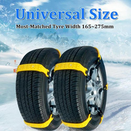 1X Wheel Tire Snow Anti-skid Chains for Car Truck SUV Emergency