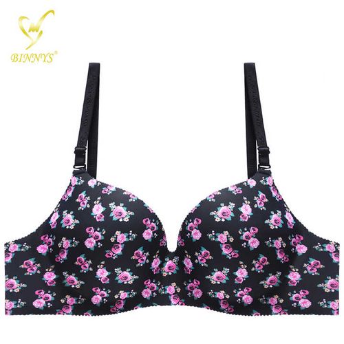 Binnys 2PCs Sexy Wireless Push Up Bra Set Bra+Matching Panty Bra  CupB(PantySize 6-10 @ Best Price Online